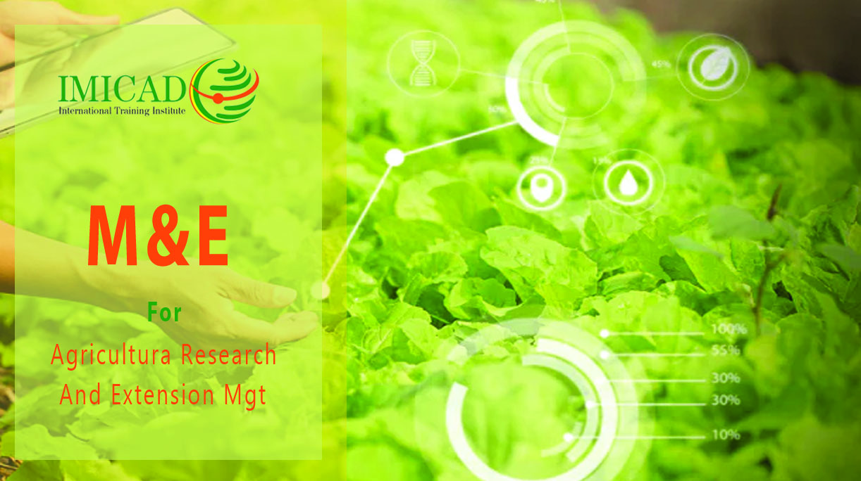 M&E for Agricultural Research and Extension Management